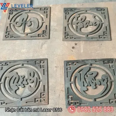 Cắt bản mã, Cắt Laser CNC thép bản mã