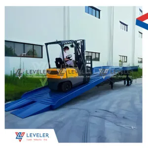 Cầu lên container 15 tấn LEVELER | Bảng giá & Thiết kế mới nhất 2025