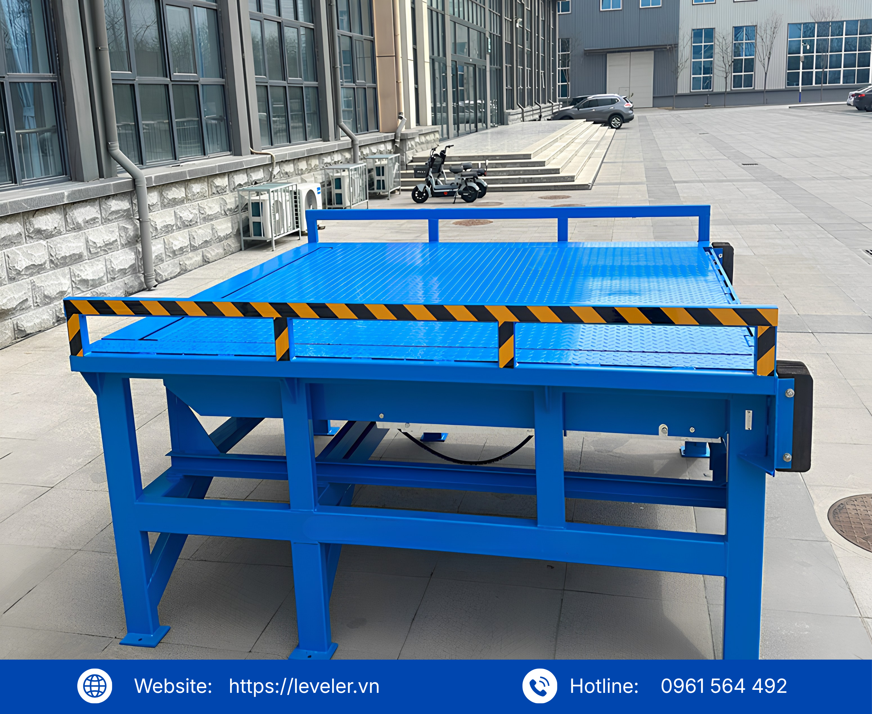 Sàn nâng thủy lực không hố Leveler