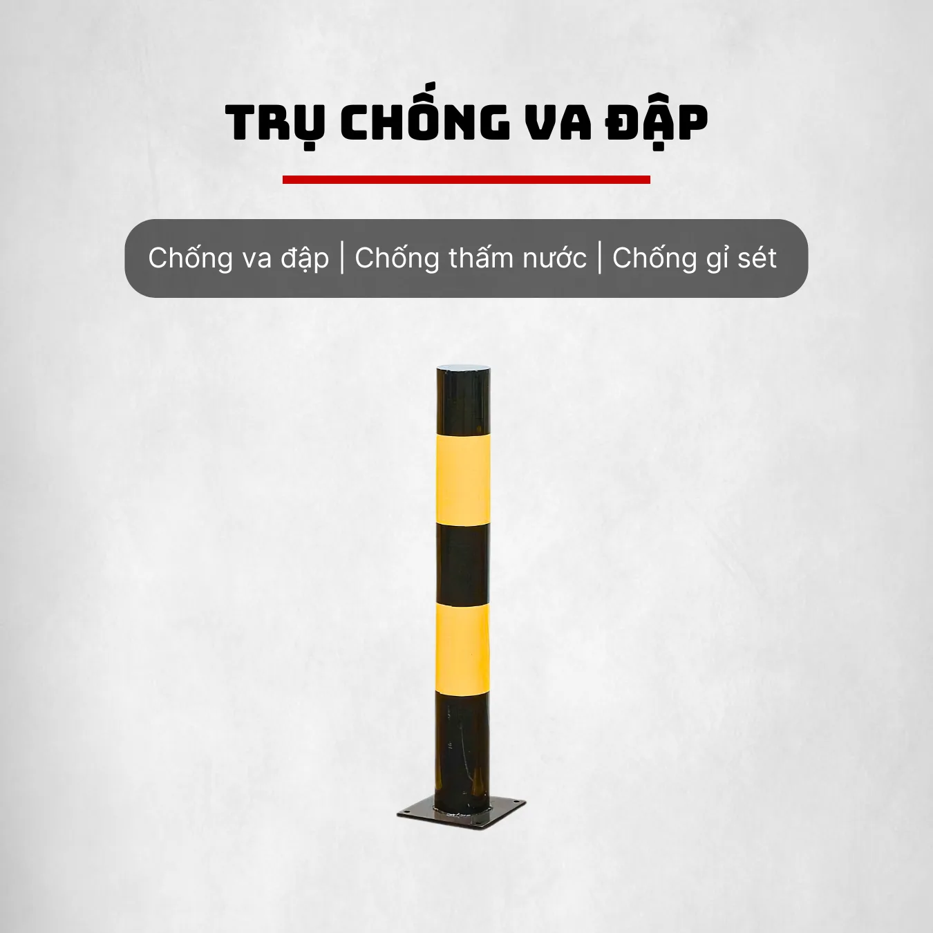 Trụ Chống Va Đập Cửa Kho Bằng Thép