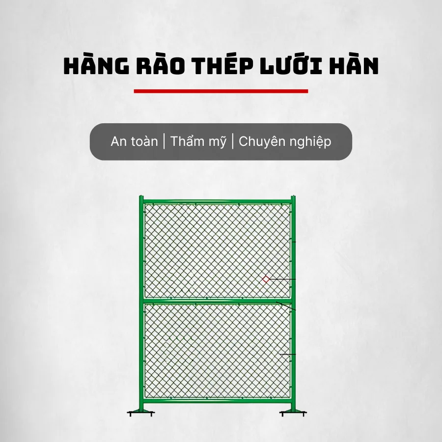 Hàng Rào Lưới Thép Chấn Sóng LEV 01