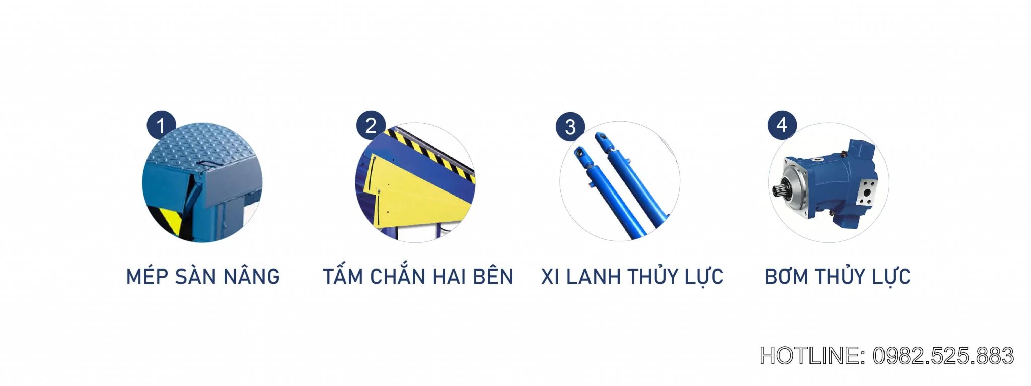 Cơ cấu trong một thiết bị sàn nâng