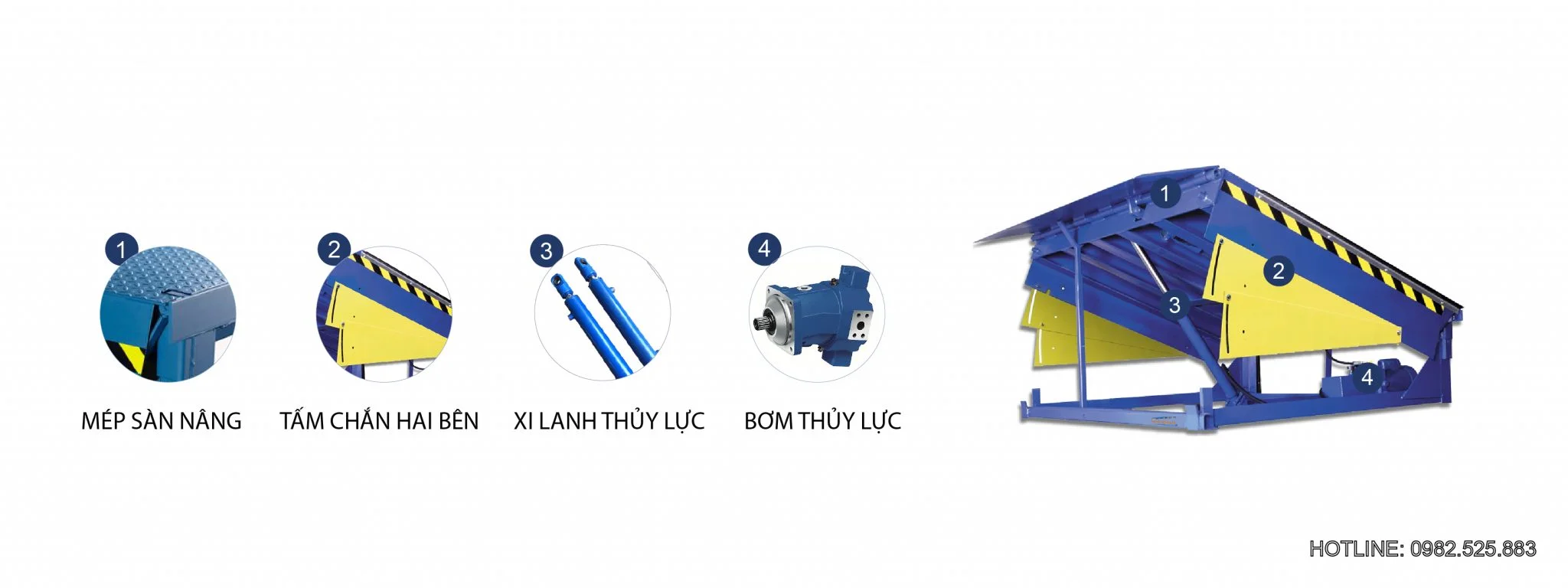 Cấu tạo Sàn Nâng Thủy Lực
