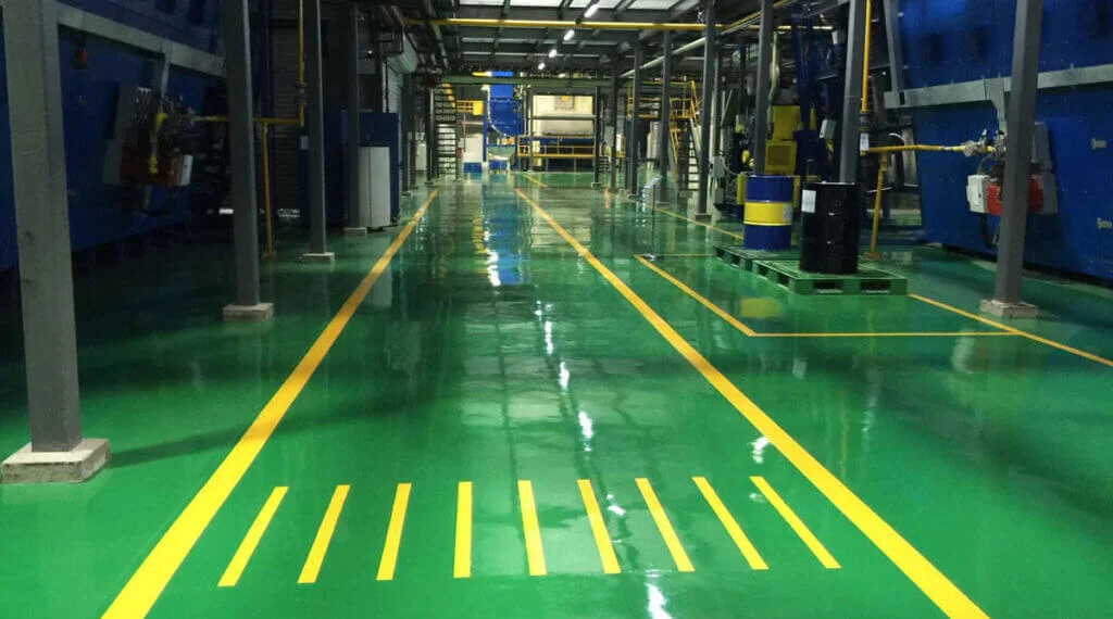 Thi công sơn kẻ vạch