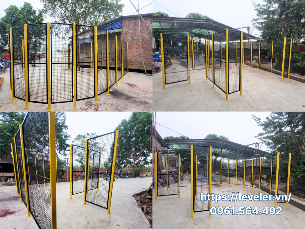 Hàng rào bảo vệ máy cán nguội cho khách hàng Vietsteel Hồ Chí Minh