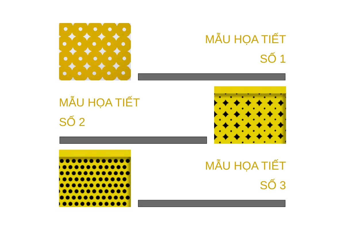 Các mẫu hoạ tiết đa dạng tại LEVELER