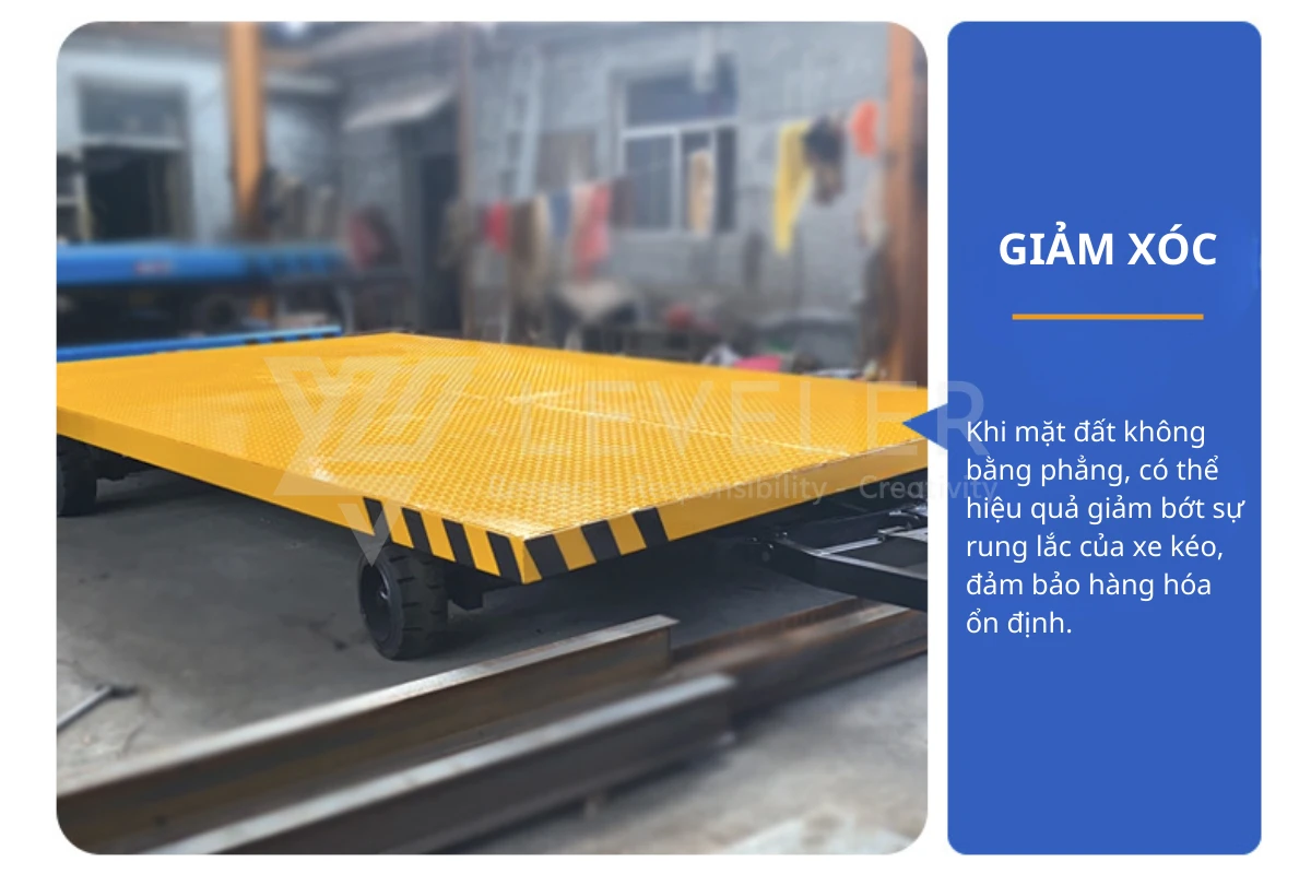 Cấu tạo sản phẩm Rơ moóc sàn phẳng kéo hàng 10 – 20 tấn