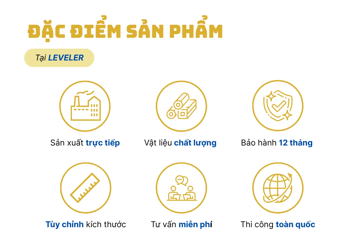 Đặc điểm sản phẩm Hàng rào bảo vệ đục lỗ Leveler