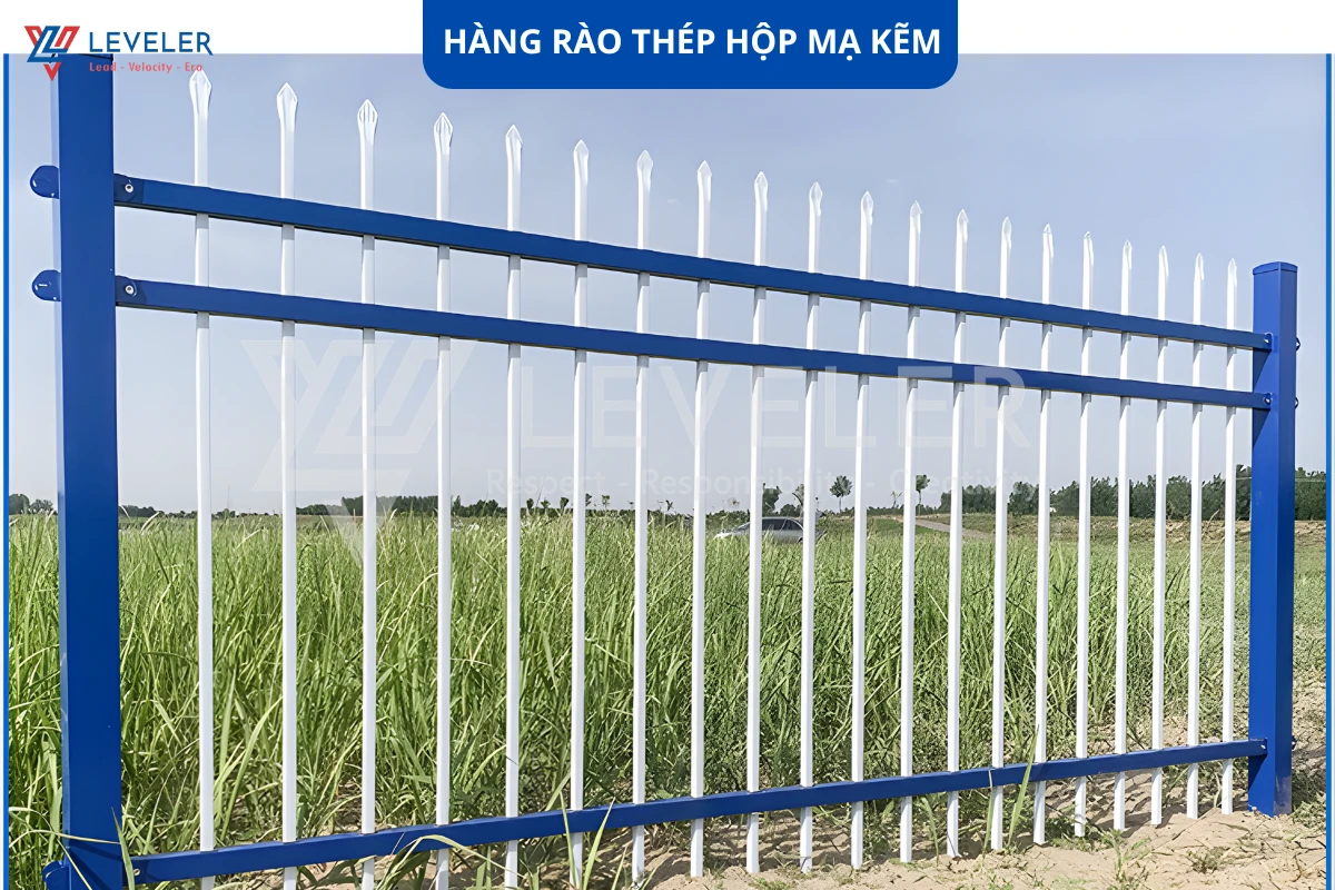 Hàng Rào Thép Hộp Mạ Kẽm