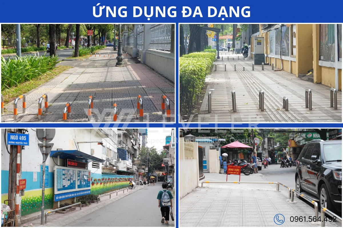 Ứng dụng đa dạng của Rào Chắn Chữ U Inox LEVELER