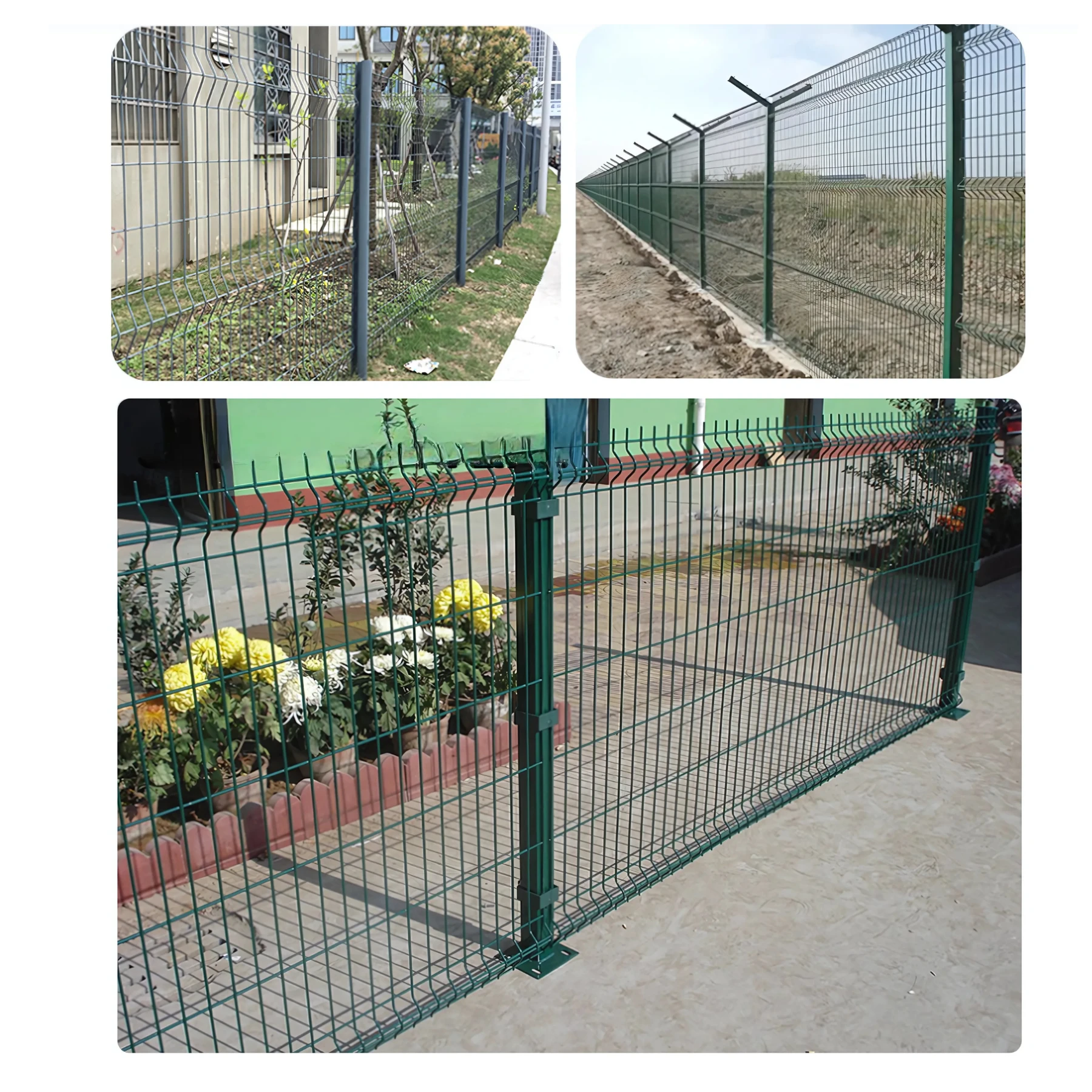Ứng dụng hàng rào thép lưới