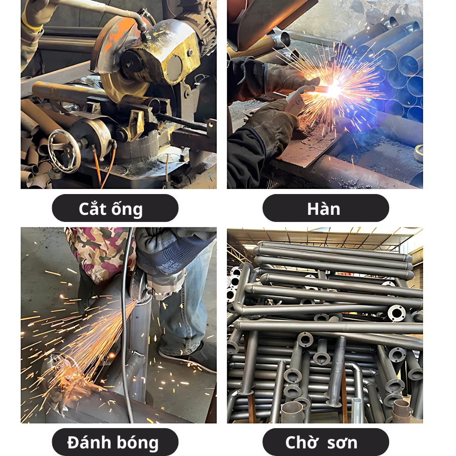 Quy trình sản xuất sản phẩm gia công cơ khí tại LEVELER