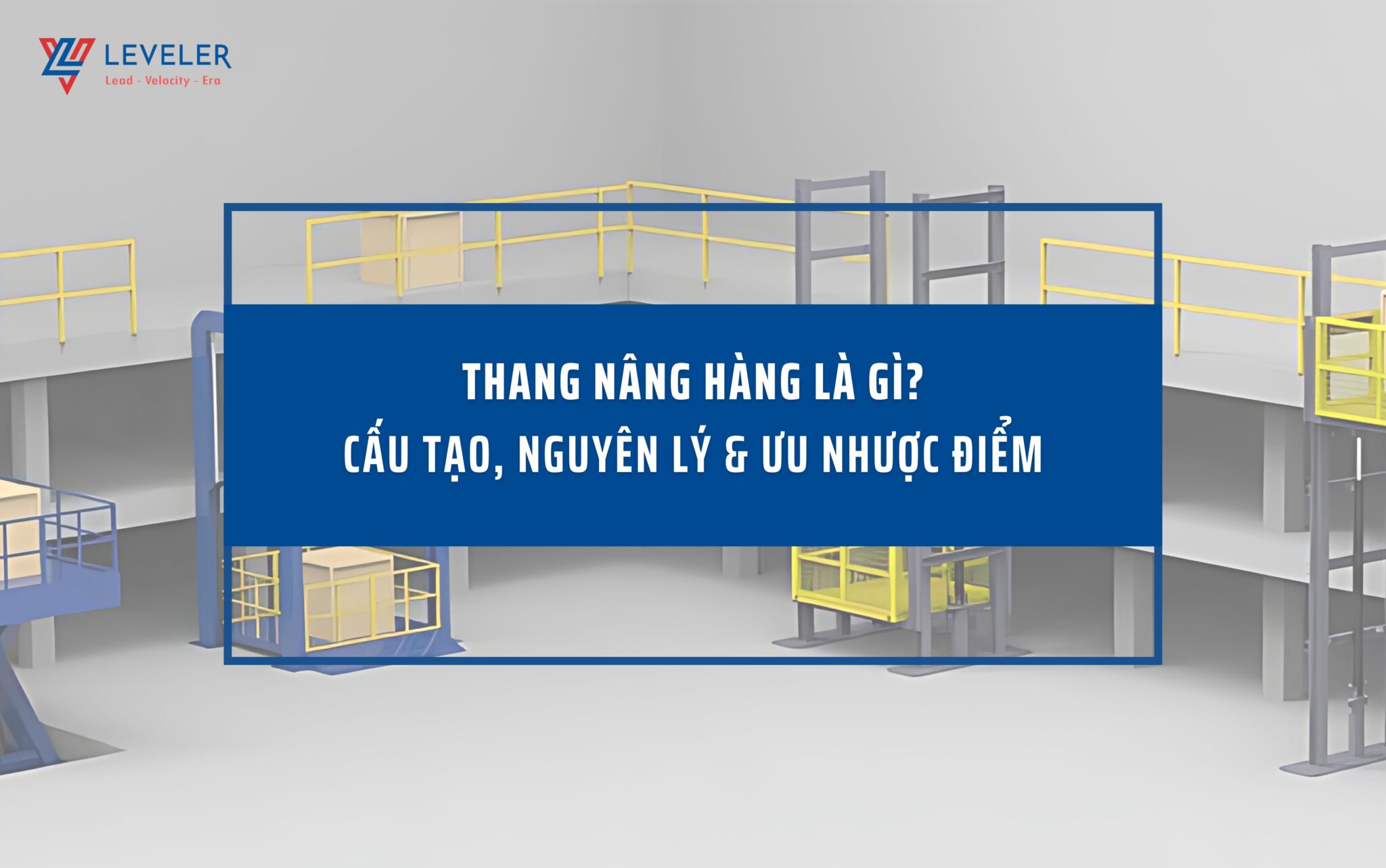 Thang nâng hàng thuỷ lực là gì