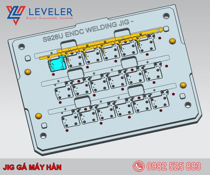 JIG gá máy hàn (Welding Jig) là một trong những loại JIG – Đồ gá