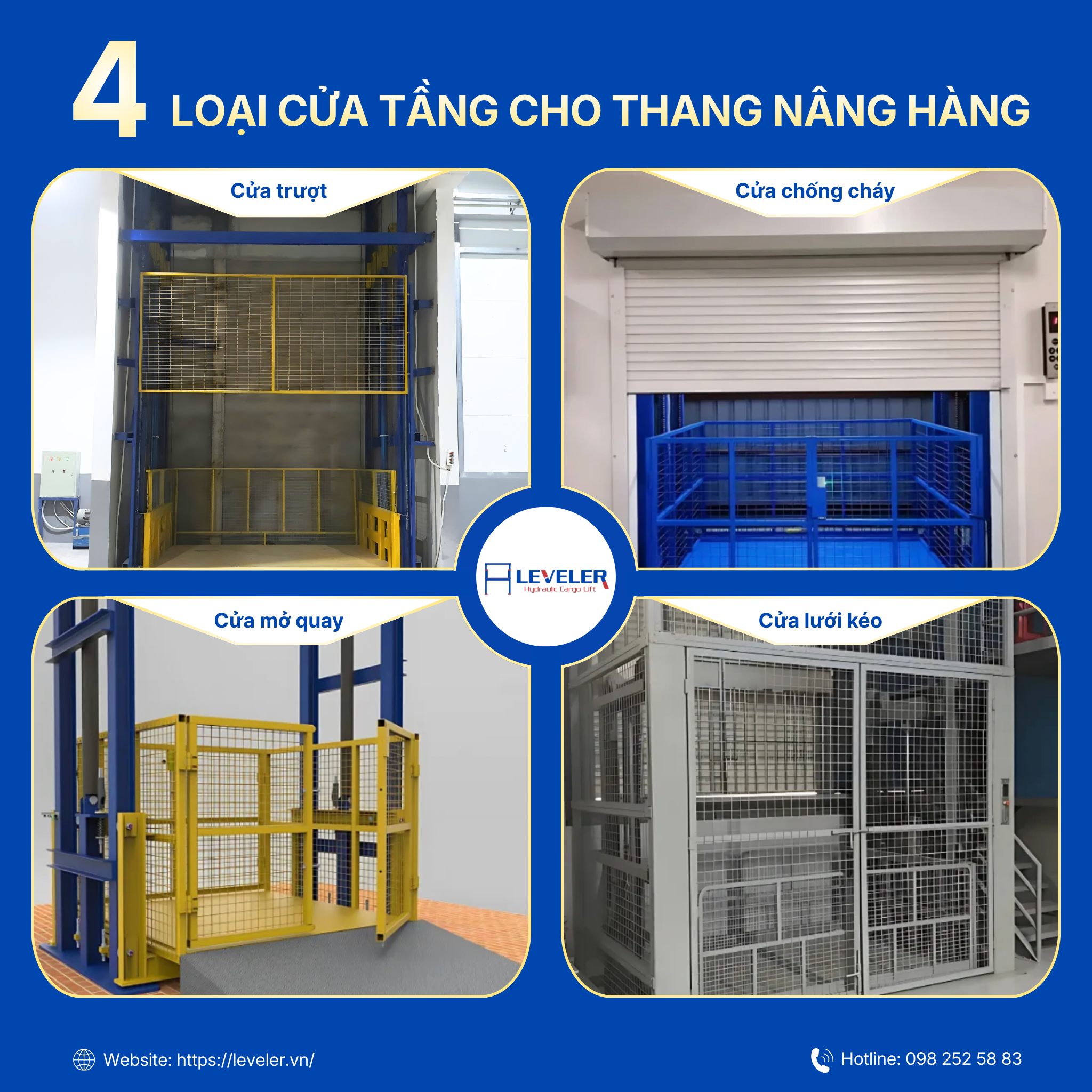 Thang Nâng Hàng Thuỷ Lực 1 tấn 2 tấn 3 tấn - Ảnh 3