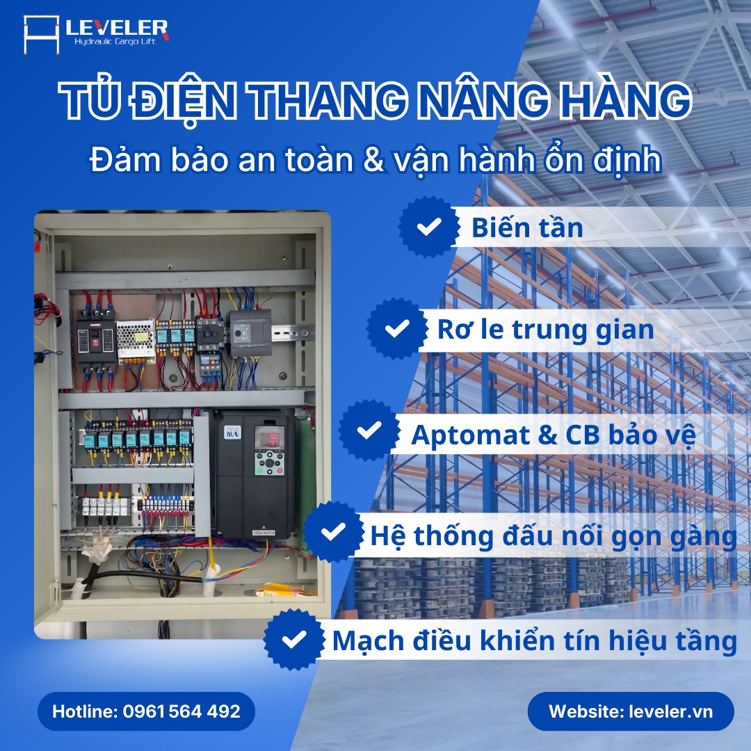 Thang Nâng Hàng Thuỷ Lực 1 tấn 2 tấn 3 tấn - Ảnh 7