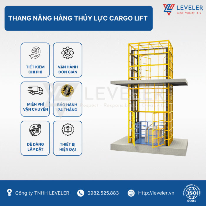 Thang Nâng Hàng Thuỷ Lực Cargo Lift