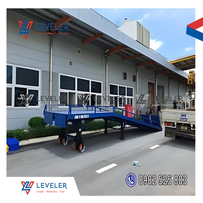 Cầu dẫn xe nâng có lan can | An toàn – Bền bỉ – Chuẩn tải trọng | LEVELER