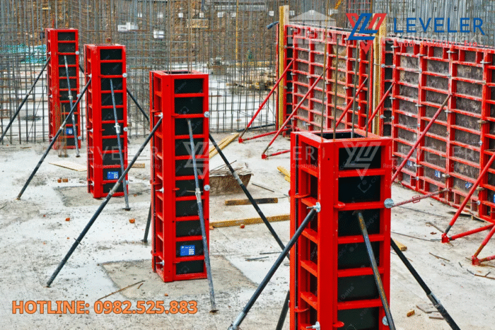 Gia công cốp pha cột vuông cho mọi công trình xây dựng- LEVELER - Ảnh 5