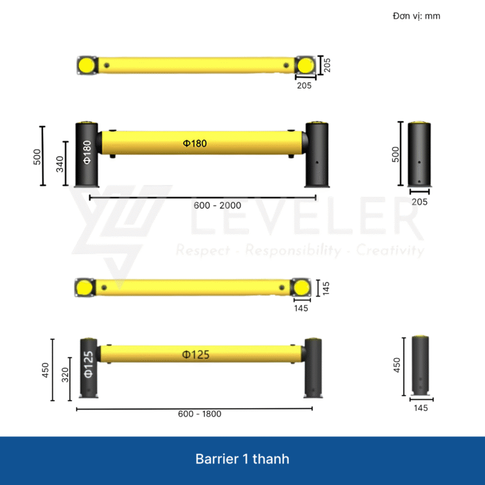 Barrier rào chắn | Hàng rào chắn barrier công nghiệp - Ảnh 4
