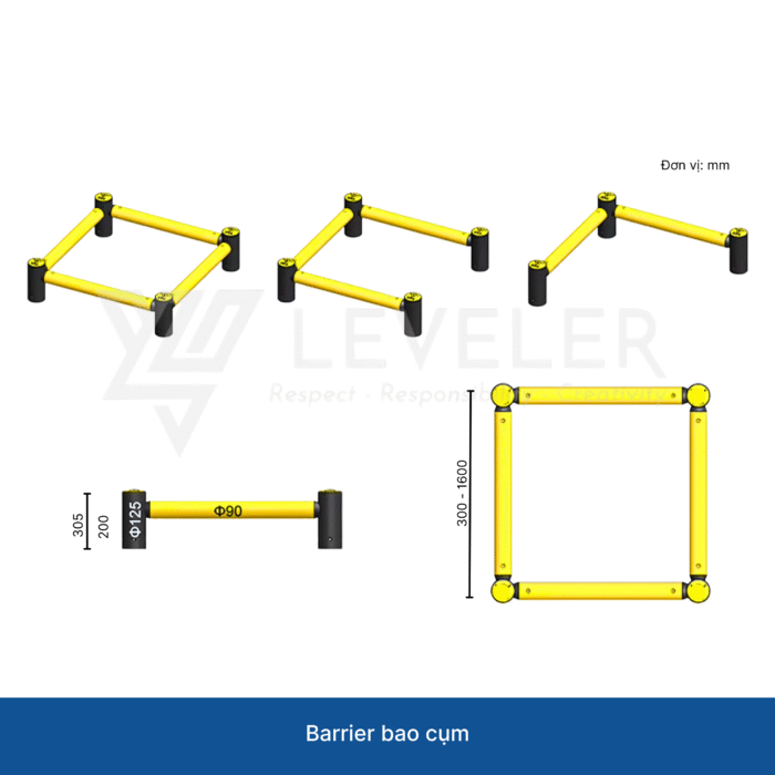 Barrier rào chắn | Hàng rào chắn barrier công nghiệp - Ảnh 7