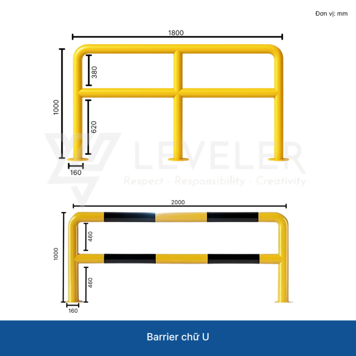 Barrier rào chắn | Hàng rào chắn barrier công nghiệp - Ảnh 6