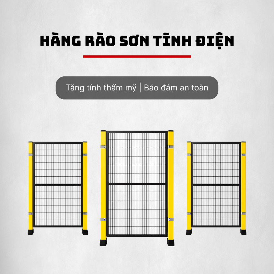 Hàng rào lưới thép sơn tĩnh điện