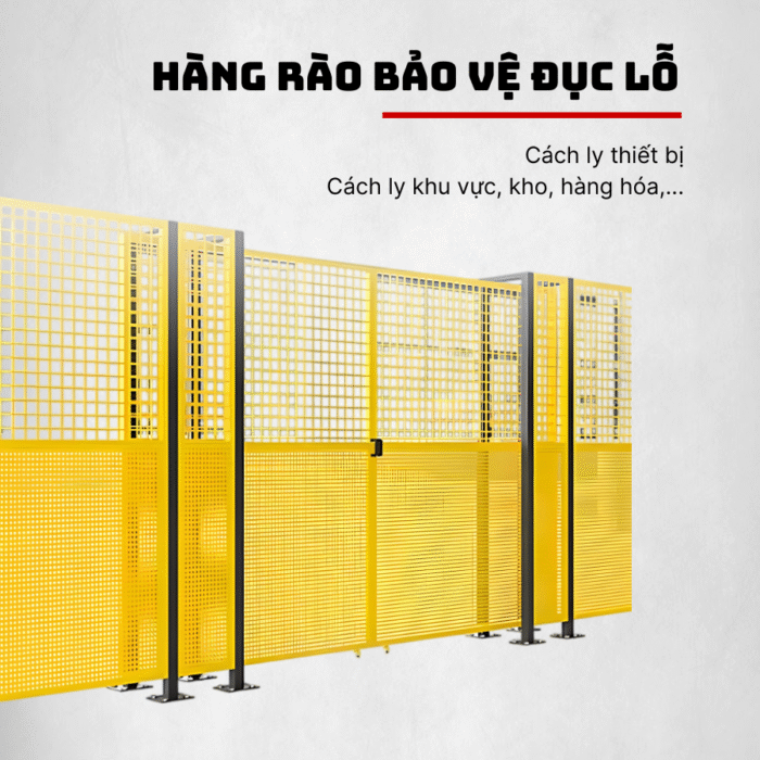 Hàng rào bảo vệ đục lỗ