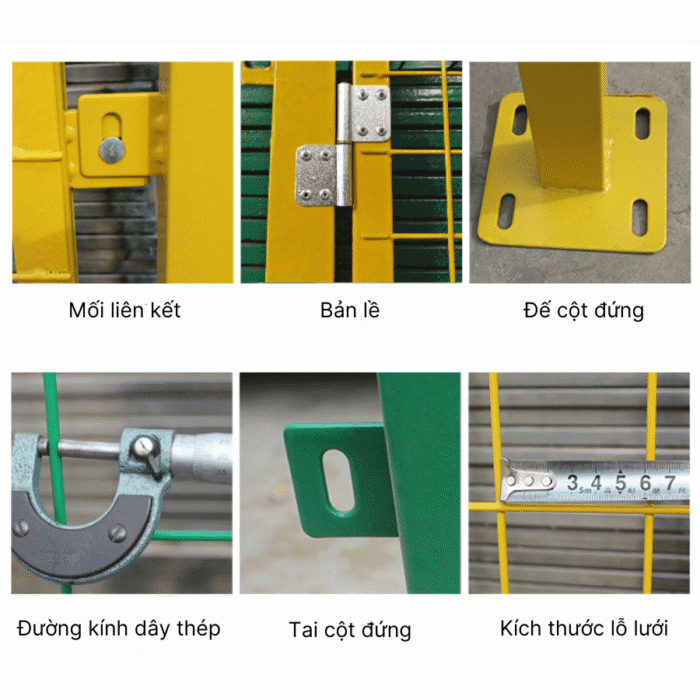 Hàng rào bảo vệ đục lỗ - Ảnh 2