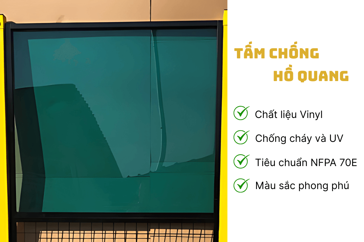 Chi tiết tấm chắn chống hồ quang Chi tiết tấm chắn chống hồ quang