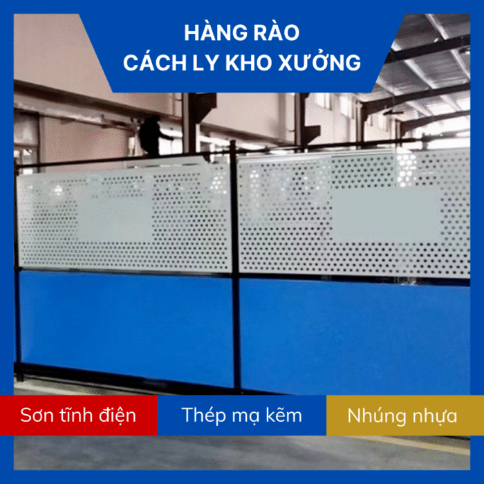 Hàng rào cách ly kho xưởng - Ảnh 4