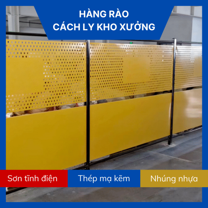 Hàng rào cách ly kho xưởng - Ảnh 2
