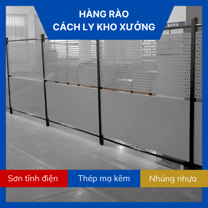 Hàng rào cách ly kho xưởng - Ảnh 3
