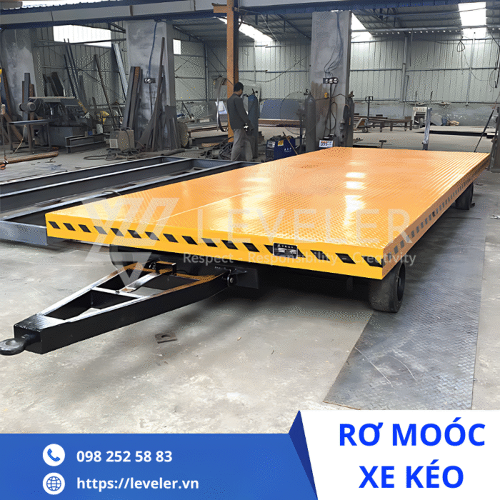 Rơ mooc sàn phẳng kéo hàng 10-20 tấn