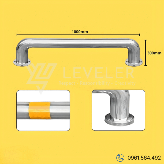 Rào chắn chữ U Inox Leveler - Ảnh 3