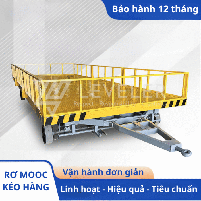 Rơ mooc sàn phẳng kéo hàng 20-50 tấn