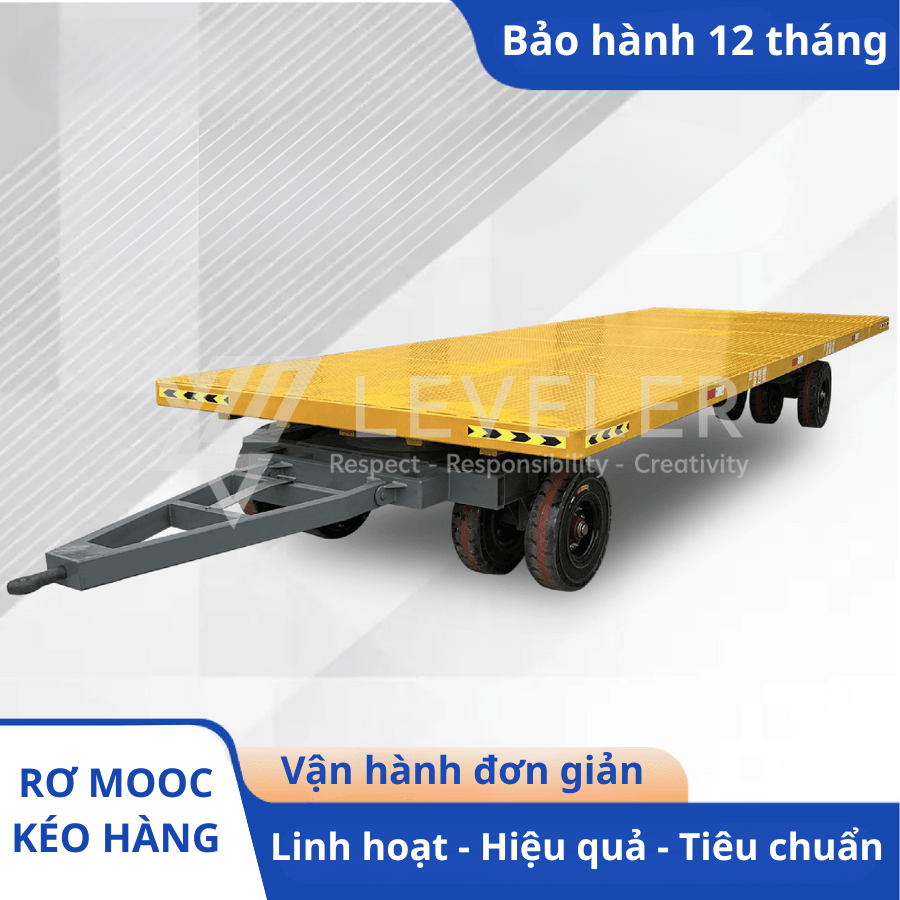 Rơ mooc sàn phẳng kéo hàng 20-50 tấn