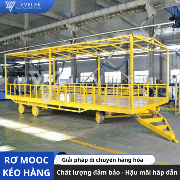 Rơ mooc sàn phẳng kéo hàng 20-50 tấn