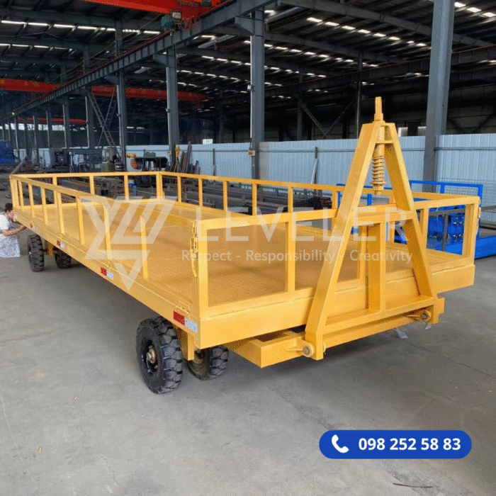 Rơ moóc sàn phẳng kéo hàng 100 tấn trở lên