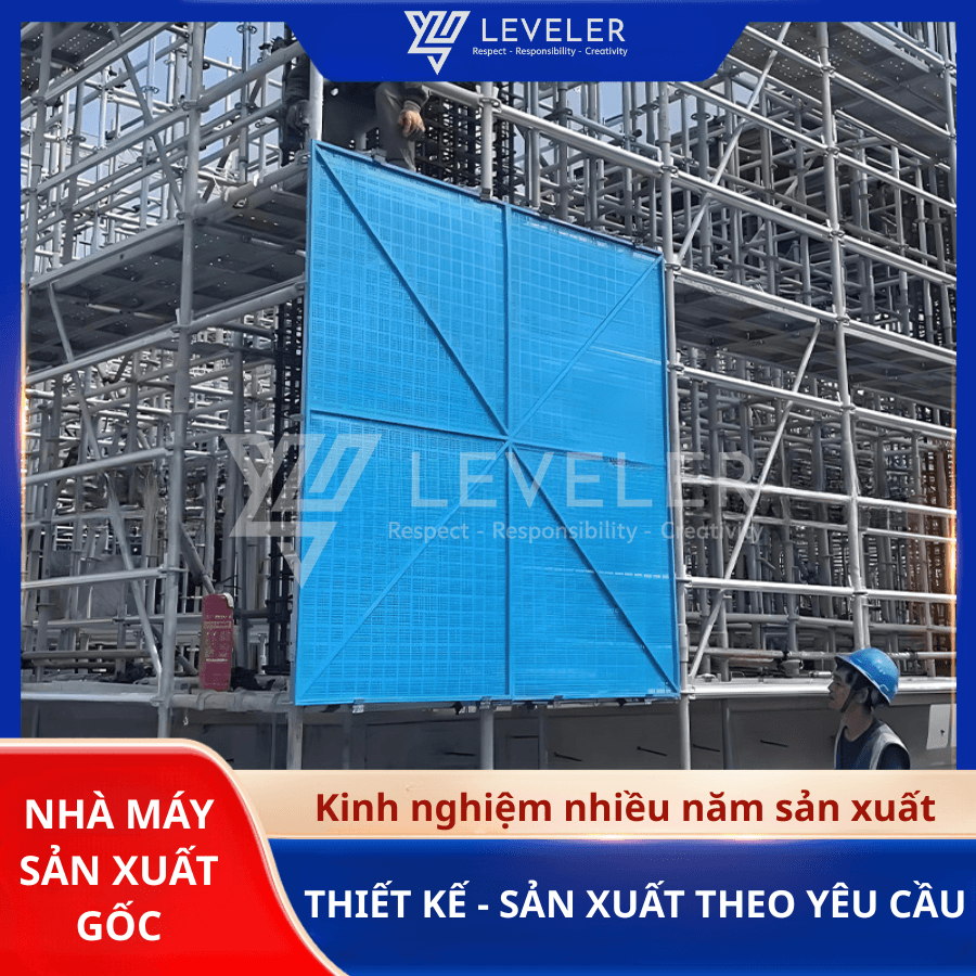 Lưới khung leo xây dựng công trường - Ảnh 3