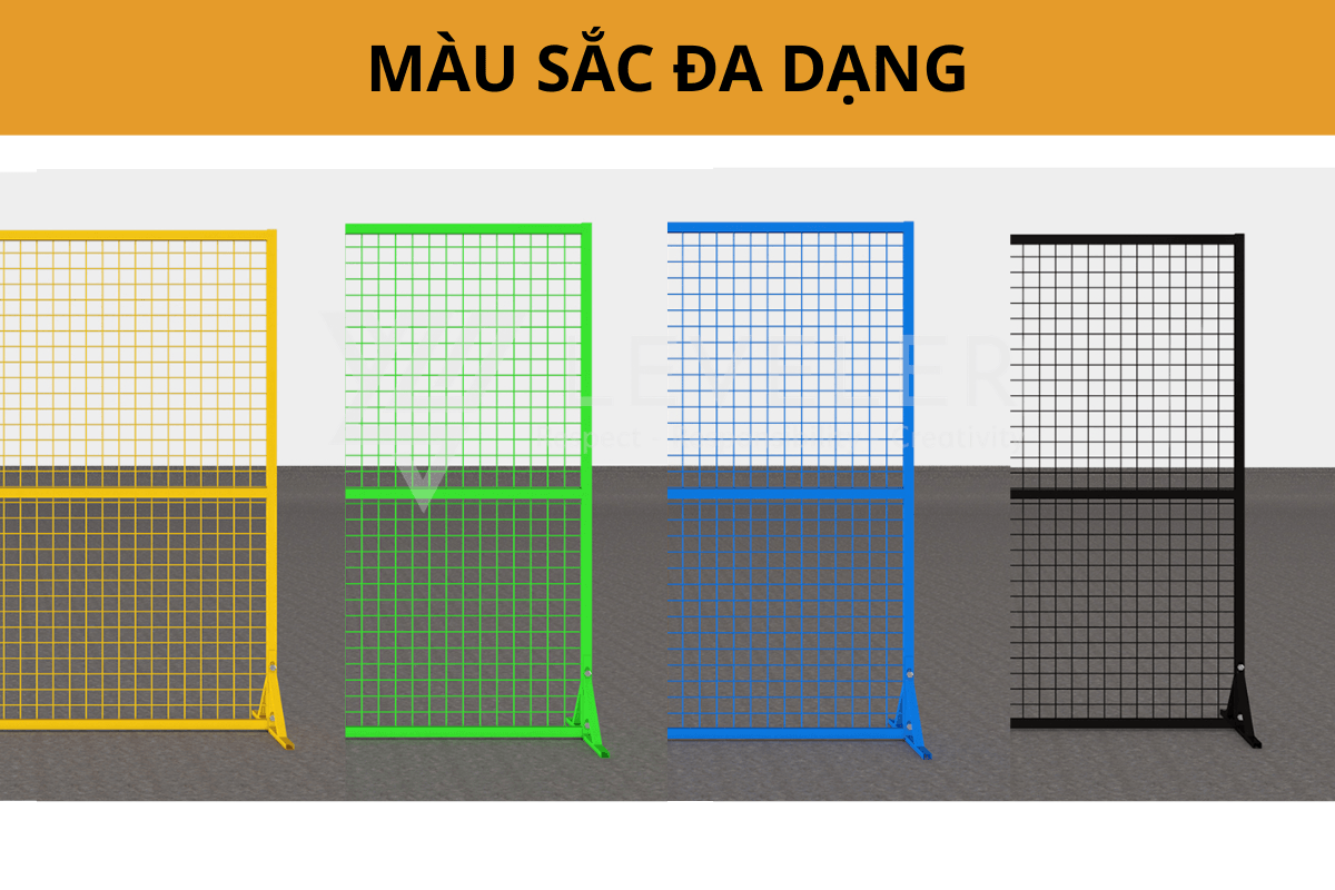 Màu sắc đa dạng 
