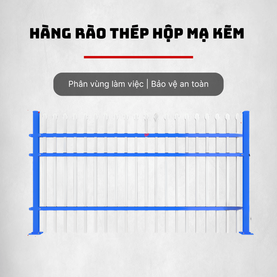 Hàng rào thép hộp mạ kẽm Leveler