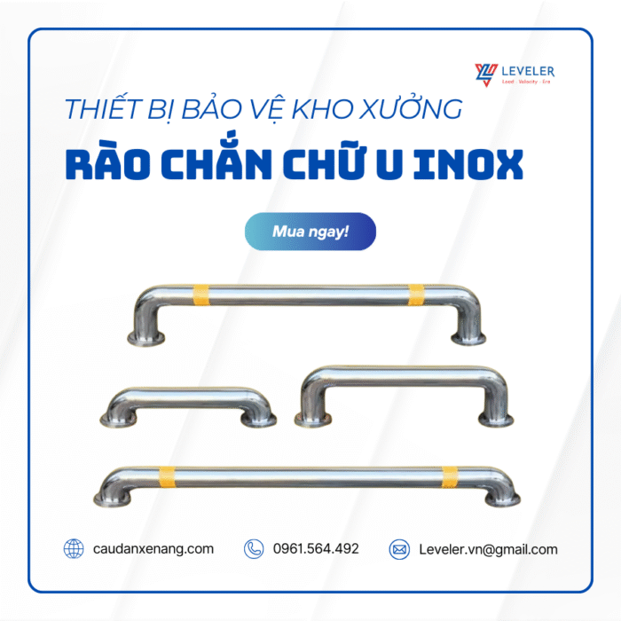 Rào chắn chữ U Inox Leveler