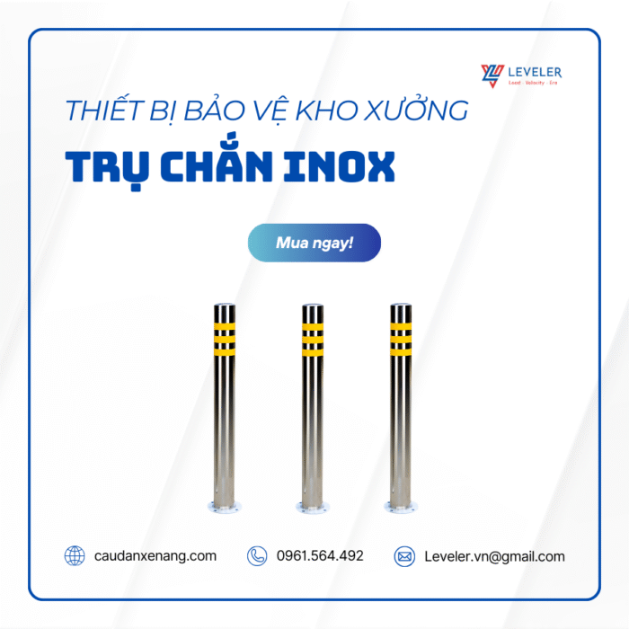 Trụ chắn Inox Leveler