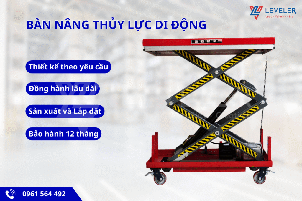 Bàn nâng thủy lực di động 