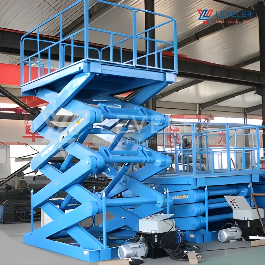 Bàn Nâng Thủy Lực Cắt Kéo - Ảnh 5