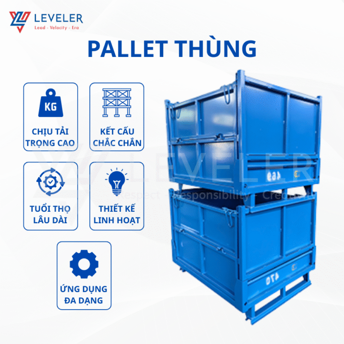 PALLET THÙNG SẮT