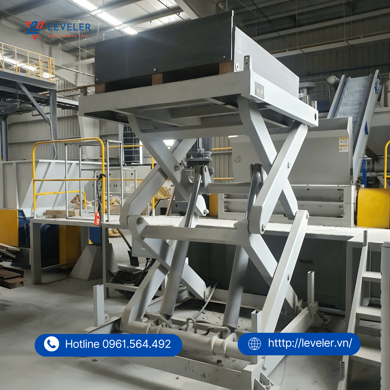 Bàn Nâng Thủy Lực Cắt Kéo - Ảnh 3