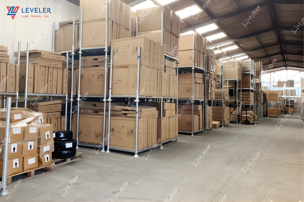 Pallet sắt xếp chồng hàn cố định