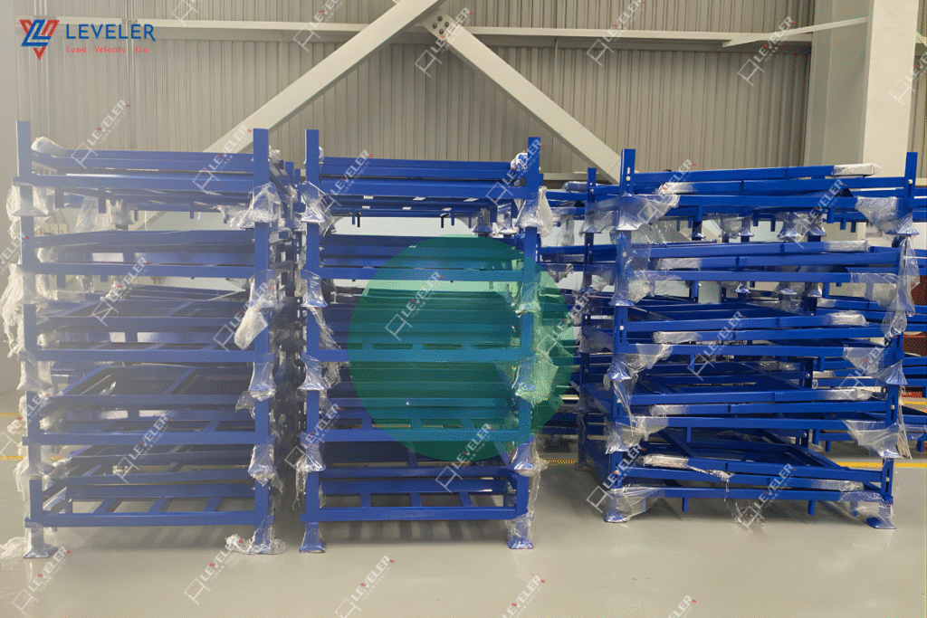 Pallet sắt xếp chồng gấp gọn